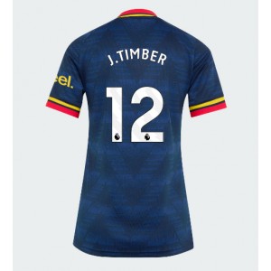 Arsenal Jurrien Timber #12 Jalkapallovaatteet Naisten Vieraspaita 2026-27 Lyhythihainen